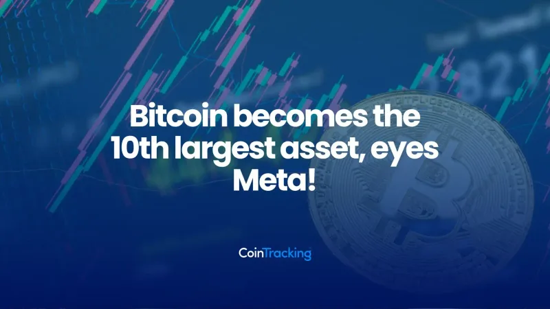 Bitcoin becomes the 10th largest asset, eyes Meta!